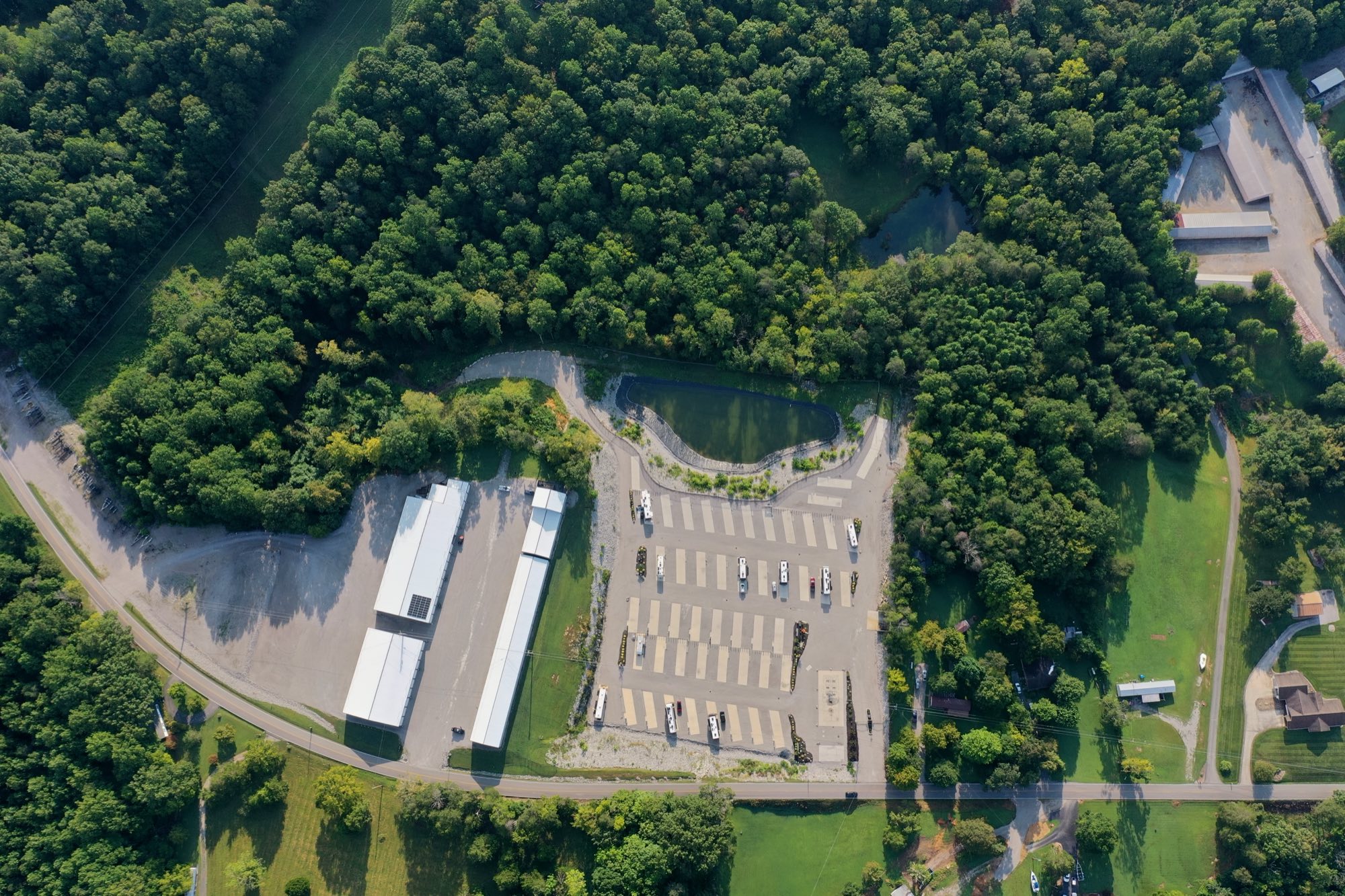 Lakeside Oasis RV Park from above